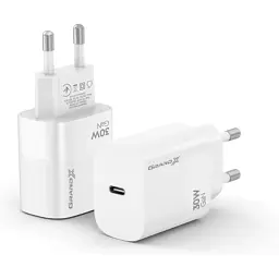 Зарядний пристрій Grand-X GaN USB-C 30W QC3.0 white (CH-390W) - мініатюра 4