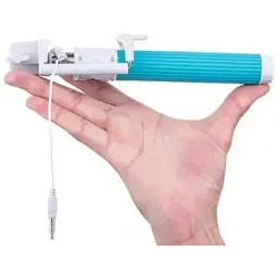 Селфі-монопод Smart 2G Mini зі шнуром Light Blue - мініатюра 2