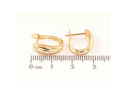 Сережки Xuping англійська застібка Позолота 18K "Декоративні" 291519 - мініатюра 2