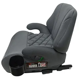 Бустер VELANO Gravo i-Size 125-150 см Isofix з підстаканником grey (48145) - мініатюра 3