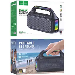 Bluetooth колонка Hoco HC47 Delight Black - мініатюра 4