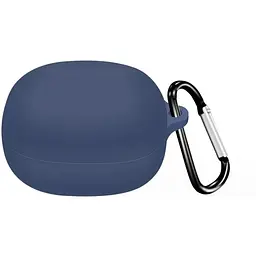 Чохол-накладка DK Silicone Candy Friendly з карабіном для Anker SoundCore Liberty 4 (dark blue)