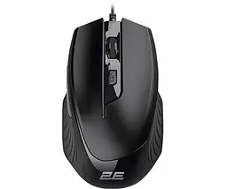 Миша 2E MF180, чорний, USB, оптична, 1200-3200 dpi, 6 кнопок, 1.8 м (2E-MF180UB) 2E-MF180UB