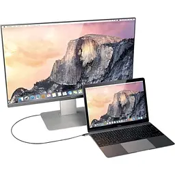 Кабель USB-C to 4K HDMI Satechi Cable Space Gray 1.8 м (ST-CHDMIM) - мініатюра 7