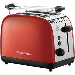 Тостер Russell Hobbs Colours Plus 1600 Вт нержав. підігрів розморозка червоний