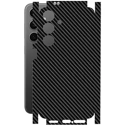 Защитная пленка StatusSKIN для Samsung Galaxy S24 SM-S921 Корпус Винил Карбон черный