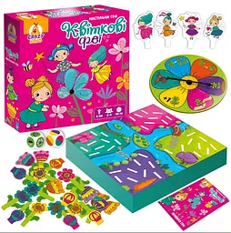 Гра настільна Vladi Toys, розважальна, Квіткові феї (українською)