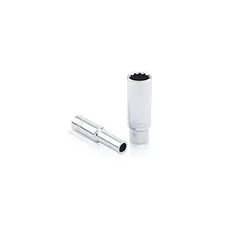 Торцева головка Toptul довга 1/4" 12мм 12-гранна (BAEF0812)
