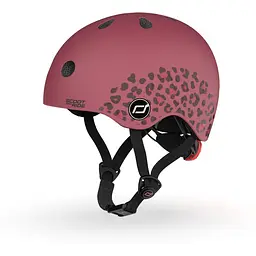 Шолом захисний дитячий Scoot and Ride з ліхтариком 45-51 см вишневий (SR-181206-WILDCAT) - мініатюра 3