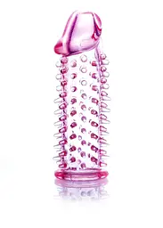 Рельєфна насадка на пеніс Boys Of Toys B-Series Penis Sleeve (рожевий) - мініатюра 3