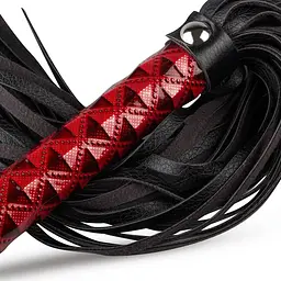 Батіг-флогер Whipped - Beat It Flogger - Red, екошкіра - мініатюра 2