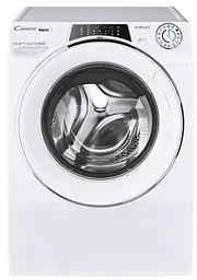 Пральна машина Candy з фронтальним завантаженням RO1486DWMCE/1-S, 8кг, 1400, A+++, Пара, 53см, Дисплей, Інвертор, Wi-Fi + Bluetooth, Білий (RO1486DWMCE/1-S)