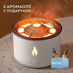 Зволожувач повітря портативний Volcano Jellyfish Aroma Diffuser V19 аромадифузор електричний 360 мл, ПОДАРУНОК + 2 Арома олії Kinscoter hoz0012406 - мініатюра 2