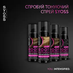 Тонуючий спрей для волосся Syoss Root Retoucher для маскування коріння і сивини, русявий, 120 мл - мініатюра 10