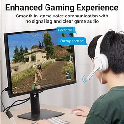 Звукова карта USB AUX jack, 2 x TRRS (Mic + Ear) 1м Vention чорна - мініатюра 4