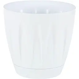 Вазон для квітів Serinova Daisy 12 л білий (20-P00501201-200100)