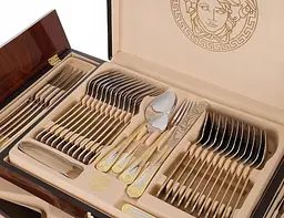 Набір столових приборів Versace 72 EL LV-9722 на 12 персон у валізі 72 предмети - мініатюра 3