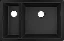 Кухонна мийка Hansgrohe S510-U635 під стільницю 180/450 Graphiteblack 43433170, Чорний