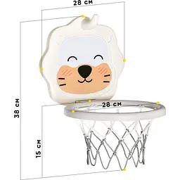Баскетбольний кошик Mealux Sonic (KD-H012 White)  - мініатюра 2