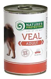 Вологий корм для дорослих всіх порід з телятиною Nature's Protection Adult Veal 800г