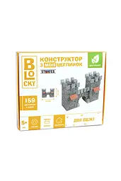 Будівельний набір для творчості з міні-цеглинок BLOCKY - "Дві вежі" Strateg 31021 ЦБ-00241605