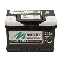 Акумулятор 6СТ-72A MIDAC ITINERIS EFB START STOP, 12V, 72Ah, R EN720А - мініатюра 2