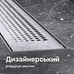 Трап для душу лінійний AM.PM Primeflow Cut Gradient 600 мм, універсальний затвор, хром (W02SC-P11-060-01SB) - мініатюра 3