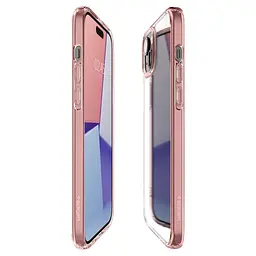 Протиударний прозорий чохол Spigen Ultra Hybrid  для iPhone 15 Rose Crystal ACS06795 - мініатюра 8
