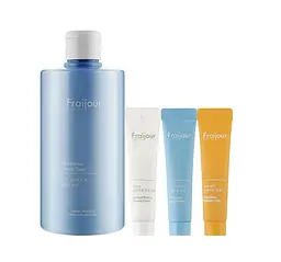 Набір Екстра Зволоження Pro-moisture & Yuzu & Heartleaf toner Fraijour 500 мл cream 3*10 мл