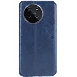 Шкіряний чохол-книжка GETMAN Cubic (PU) для Realme 11 4G Синій - мініатюра 3