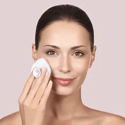 Щітка для обличчя GESKE Facial Brush 4 в 1 з тримачем пудрова - мініатюра 6