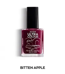 Швидковисихаючий лак для нігтів Avon «УльтраКолір за 60 секунд» Bitter Apple,10 мл (49469291) - мініатюра 1