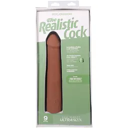 Фалоімітатор Doc Johnson The Realistic Cock ULTRASKYN 9 Inch, 22.9 см - мініатюра 11