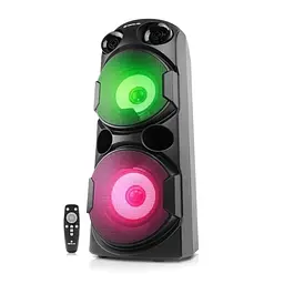 Портативна колонка 1.0 X-780, Black, 2 x 40 Вт, RGB підсвічування REAL-EL teh0029070