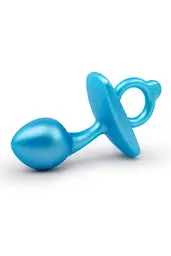Анальна пробка B-Vibe Bulb Plug 10.7 см (блакитний) - мініатюра 9