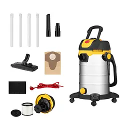 2E Пилосос професійний 2E PowerClean 30S 1200Вт 17кПа контейнер 30л розетка 220В/2000В волозі/сусі - мініатюра 3