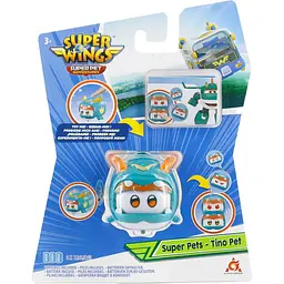 Ігрова фігурка Super Wings Super Pet Тіно улюбленець зі світловими ефектами (EU770421) - мініатюра 3
