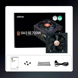 Блок живлення Zalman GV2SE 700W 80+ Bronze (ZM700-GV2SE) - мініатюра 6
