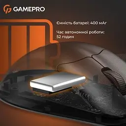 Мишка GamePro Genesis Avenger Wireless/Bluetooth/USB Black (GM096B) - мініатюра 4
