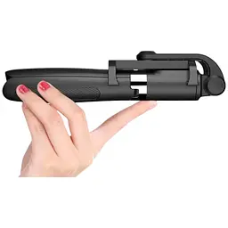 Селфі-палиця Primo K03B Bluetooth монопод тринога black - мініатюра 3