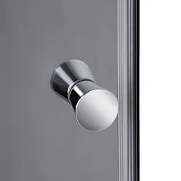 Душовий бокс Lidz Tani SB90x90.SAT.HIGH.GR, Хром матовый, тонований, хром матовий - мініатюра 6