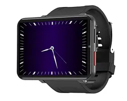 Смарт-годинник 4G Lemfo LEMT 3G+32G з Sim картою силіконовий ремінець black black (16720) - мініатюра 3
