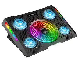 Охолоджувальна підставка для ноутбука до 18 дюймів GamePro GPCP-740 2xUSB 5xfans - мініатюра 2