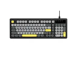 Клавіатура Ajazz AF98 Black USB-C Black Gray Yellow (AF98-BGY)