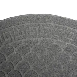 Килимок придверний Eco Fabric Луска півколо без кромки сірий 40 х 60 см (4060-018) - мініатюра 8