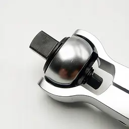 Тріскачка 1/2" з шарніром (360°) Toptul 72 зубця укорочена 1/4"х1/2" CJMM1616 - мініатюра 2