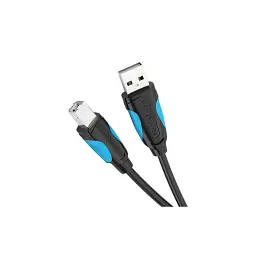 Кабель для принтера USB 2.0 AM/BM 1.5m black Vention (VAS-A16-B150) - мініатюра 4