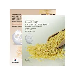 Маска Esfolio Glass Skin гідрогелева для обличчя Rice з екстрактом рису 28 г