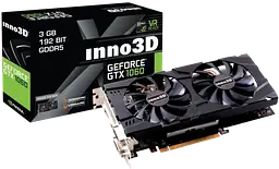 Відеокарта GeForce GTX 1060 6GB Inno3D Twin X2 (N106F-5SDN-N5GS) Б/В