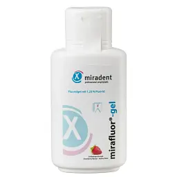 Фторидний гель Miradent Mirafluor strawberry 250 мл